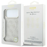 Husa de protectie Guess 4G Embossed Classic compatibil cu iPhone 18 Pro / iPhone 17 Pro, Roz