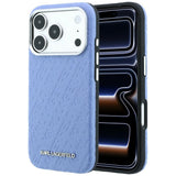 Husa de protectie Karl Lagerfeld compatibil cu iPhone 18 Pro / iPhone 17 Pro, Albastru