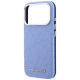 Husa de protectie Karl Lagerfeld compatibil cu iPhone 18 Pro / iPhone 17 Pro, Albastru