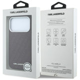 Husa de protectie Karl Lagerfeld compatibil cu iPhone 18 Pro Max / iPhone 17 Pro Max, Bordo