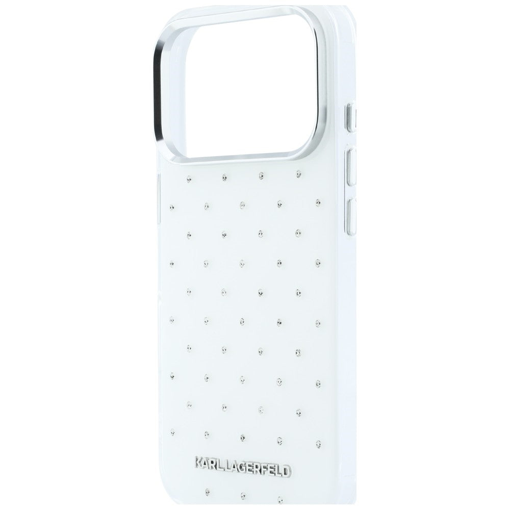 Husa de protectie Karl Lagerfeld compatibil cu iPhone 18 Pro Max / iPhone 17 Pro Max, Alb