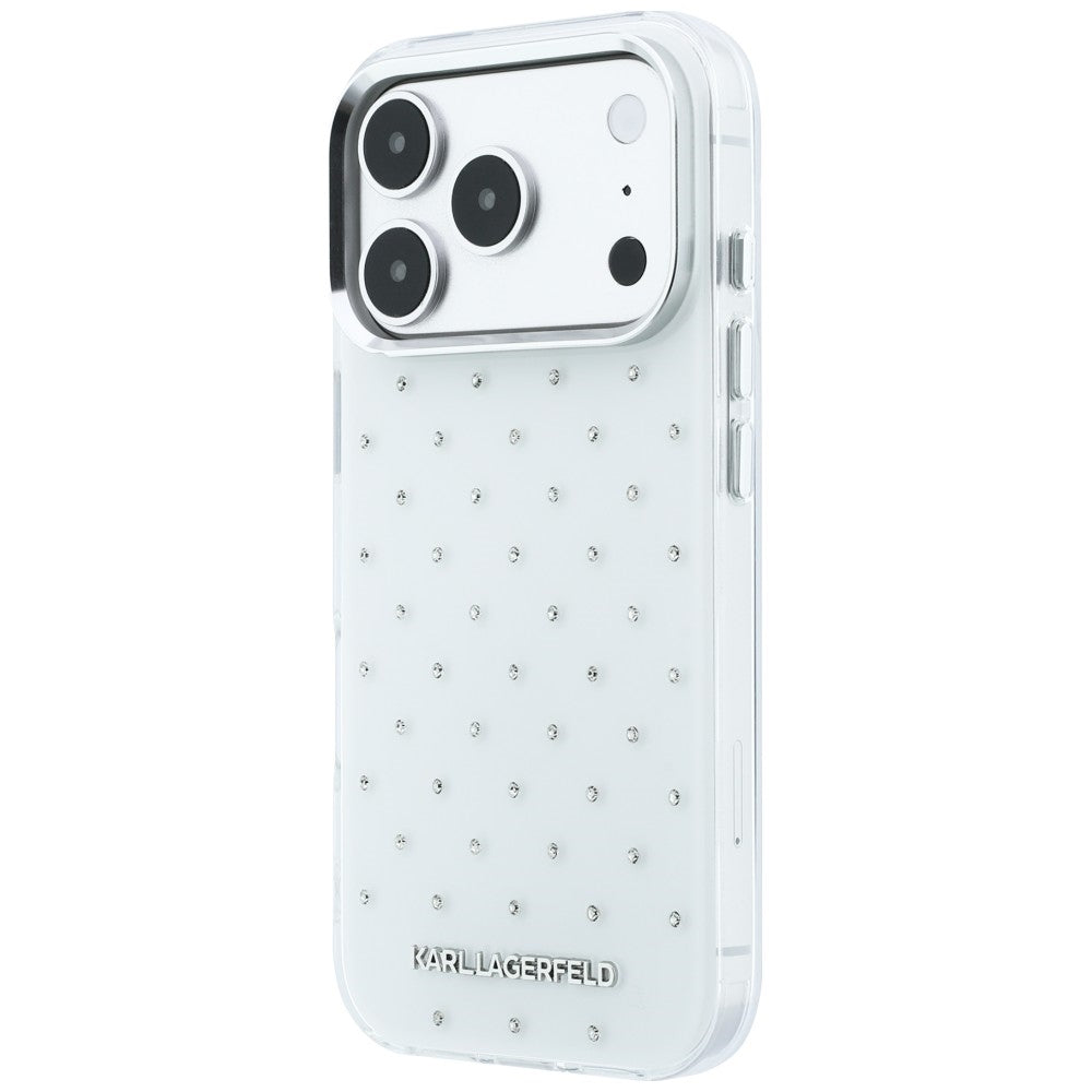 Husa de protectie Karl Lagerfeld compatibil cu iPhone 18 Pro / iPhone 17 Pro, Alb
