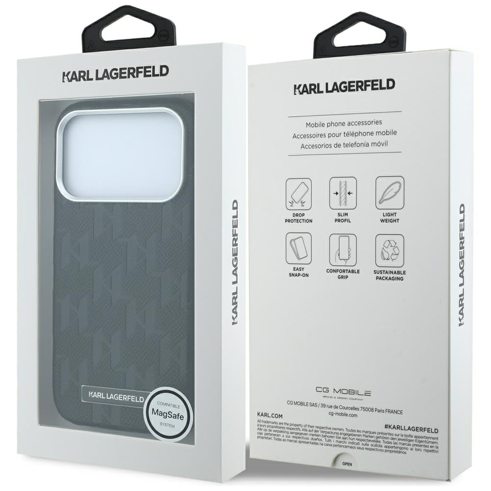 Husa de protectie Karl Lagerfeld compatibil cu iPhone 18 Pro / iPhone 17 Pro, Negru