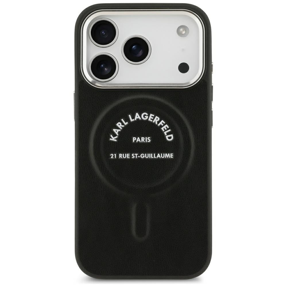 Husa de protectie Karl Lagerfeld compatibil cu iPhone 17 Pro Max / iPhone 18 Pro Max, Negru
