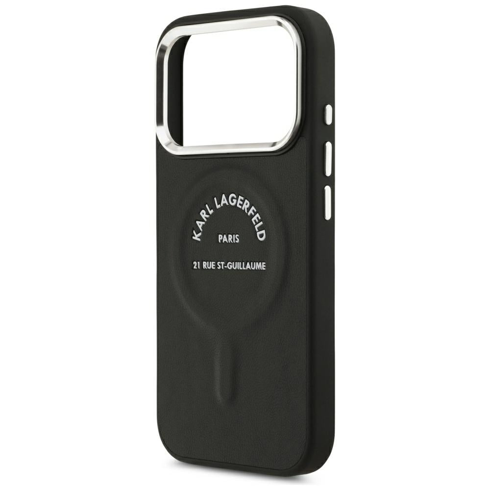 Husa de protectie Karl Lagerfeld compatibil cu iPhone 17 Pro Max / iPhone 18 Pro Max, Negru