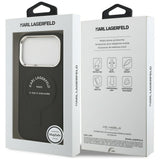 Husa de protectie Karl Lagerfeld compatibil cu iPhone 17 Pro Max / iPhone 18 Pro Max, Negru