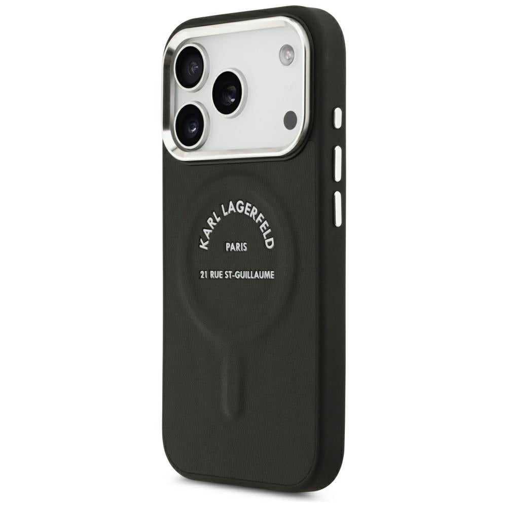 Husa de protectie Karl Lagerfeld compatibil cu iPhone 18 Pro / iPhone 17 Pro, Negru