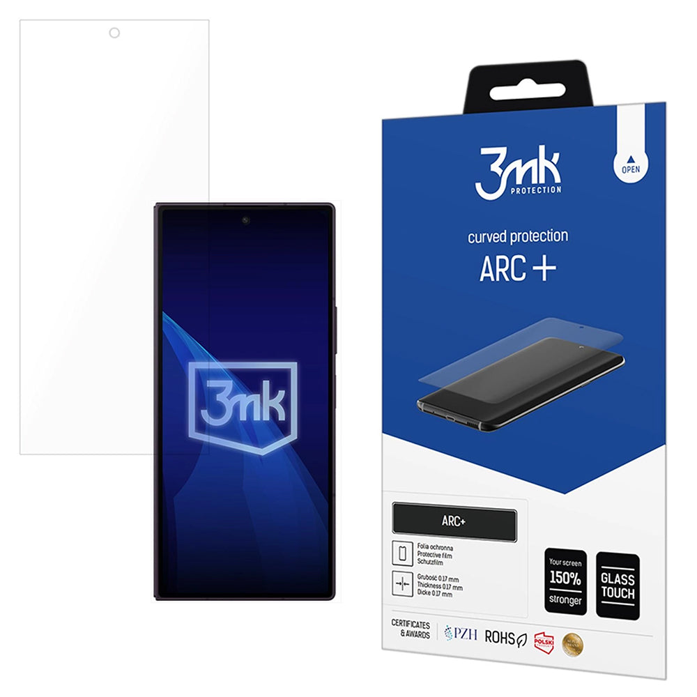 Folie de protectie 3mk ARC+ compatibil cu Samsung Galaxy Z Fold8 Ultra, Transparent