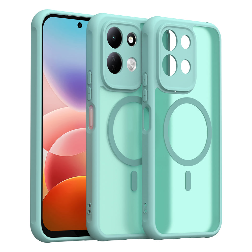 Husa de protectie Techsuit HaloFrost II MagSafe compatibil cu Xiaomi Redmi 17 4G / Redmi 17 5G, Verde