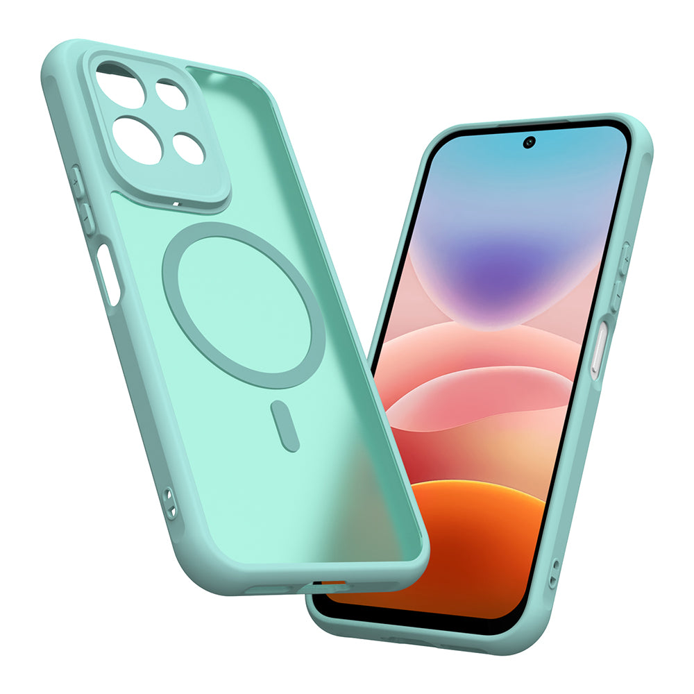 Husa de protectie Techsuit HaloFrost II MagSafe compatibil cu Xiaomi Redmi 17 4G / Redmi 17 5G, Verde