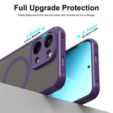 Husa de protectie Techsuit HaloFrost II MagSafe compatibil cu Xiaomi Redmi 17 4G / Redmi 17 5G, Mov