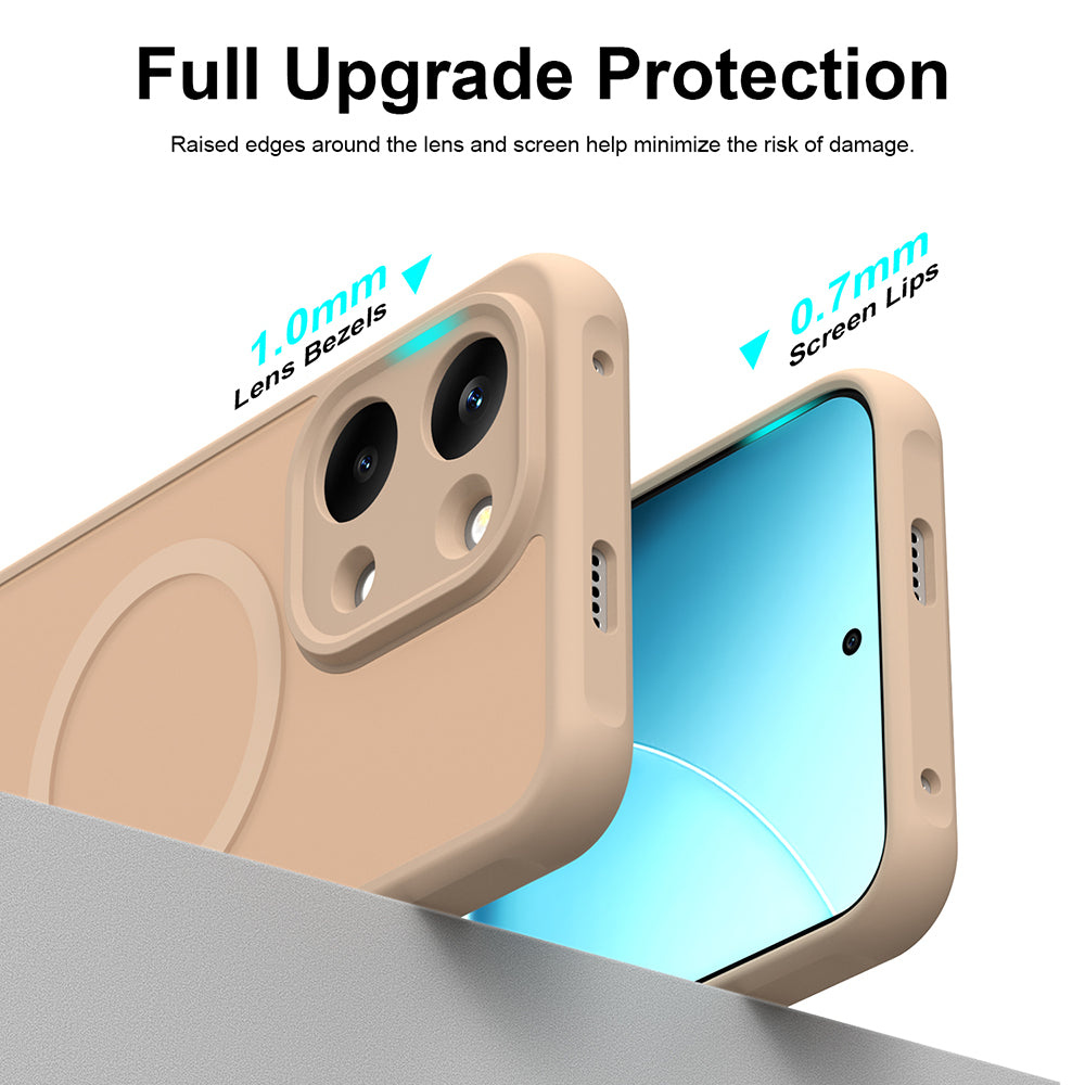 Husa de protectie Techsuit HaloFrost II MagSafe compatibil cu Xiaomi Redmi 17 4G / Redmi 17 5G, Auriu
