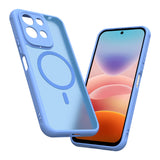 Husa de protectie Techsuit HaloFrost II MagSafe compatibil cu Xiaomi Redmi 17 4G / Redmi 17 5G, Albastru
