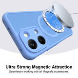 Husa de protectie Techsuit HaloFrost II MagSafe compatibil cu Xiaomi Redmi 17 4G / Redmi 17 5G, Albastru