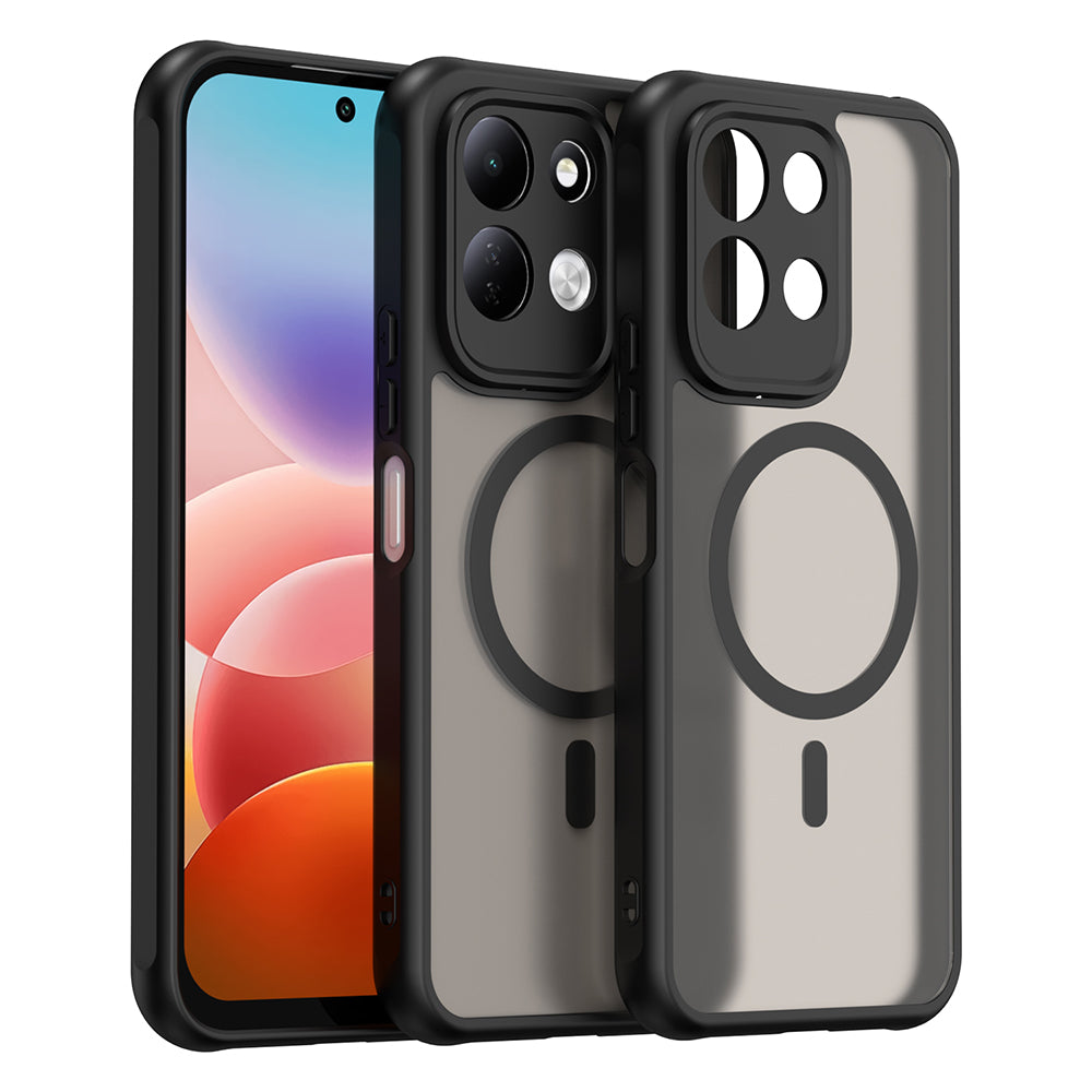 Husa de protectie Techsuit HaloFrost II MagSafe compatibil cu Xiaomi Redmi 17 4G / Redmi 17 5G, Negru