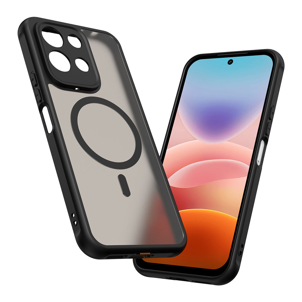 Husa de protectie Techsuit HaloFrost II MagSafe compatibil cu Xiaomi Redmi 17 4G / Redmi 17 5G, Negru