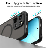 Husa de protectie Techsuit HaloFrost II MagSafe compatibil cu Xiaomi Redmi 17 4G / Redmi 17 5G, Negru