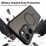 Husa de protectie Techsuit HaloFrost II MagSafe compatibil cu Xiaomi Redmi 17 4G / Redmi 17 5G, Negru
