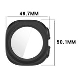 Husa + Folie smartwatch Techsuit Defense360 Pro compatibil cu Samsung Galaxy Watch Ultra 2, Transparent