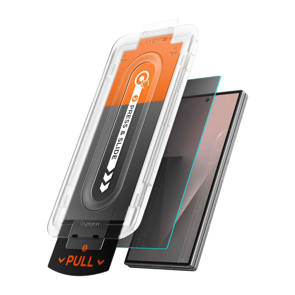 Folie de protectie Spigen Glas.tR EZ-FIT Pro HD compatibil cu Samsung Galaxy Z Fold7, Privacy