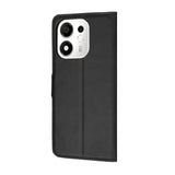 Husa de protectie Techsuit Leather Folio compatibil cu Honor 600 Smart, Negru