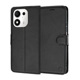 Husa de protectie Techsuit Leather Folio compatibil cu Honor 600 Smart, Negru