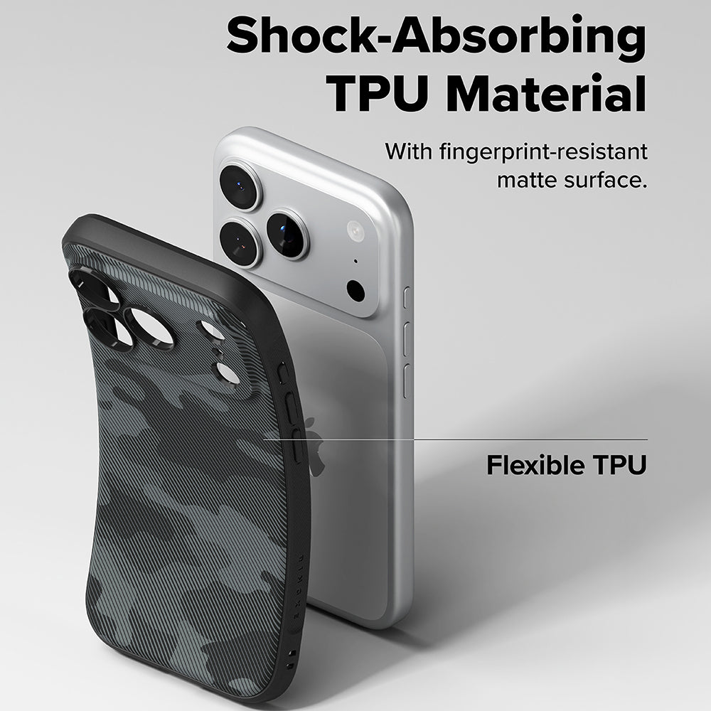 Husa de protectie Ringke Onyx compatibil cu iPhone 17 Pro / iPhone 18 Pro, Negru