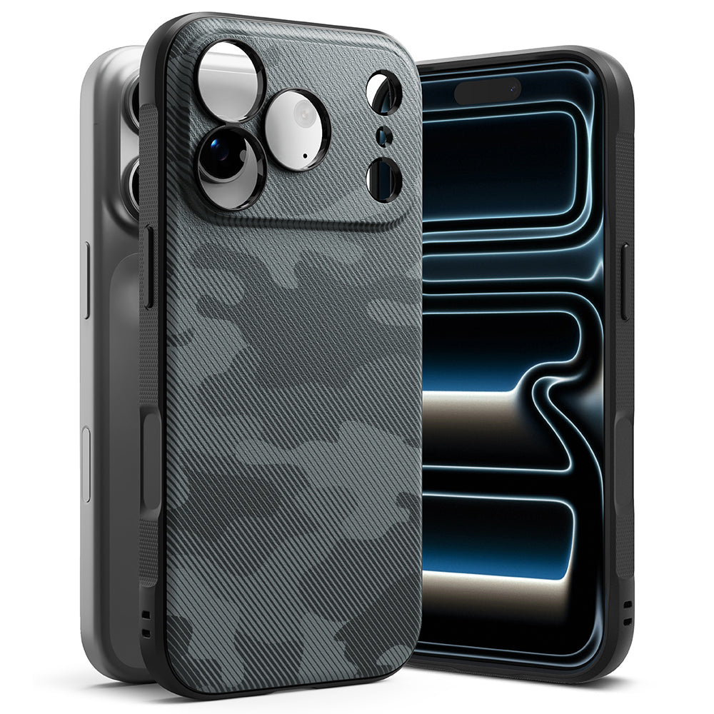Husa de protectie Ringke Onyx compatibil cu iPhone 17 Pro Max / iPhone 18 Pro Max, Negru Camuflaj