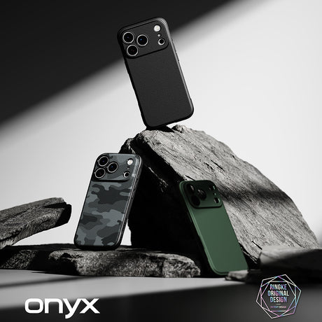 Husa de protectie Ringke Onyx compatibil cu iPhone 17 Pro / iPhone 18 Pro, Verde
