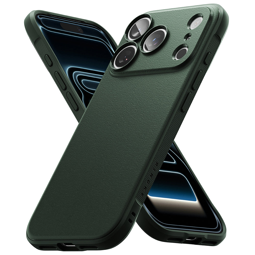 Husa de protectie Ringke Onyx compatibil cu iPhone 17 Pro Max / iPhone 18 Pro Max, Verde