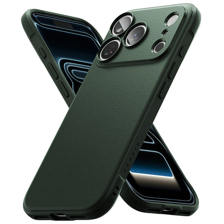 Husa de protectie Ringke Onyx compatibil cu iPhone 17 Pro Max / iPhone 18 Pro Max, Verde