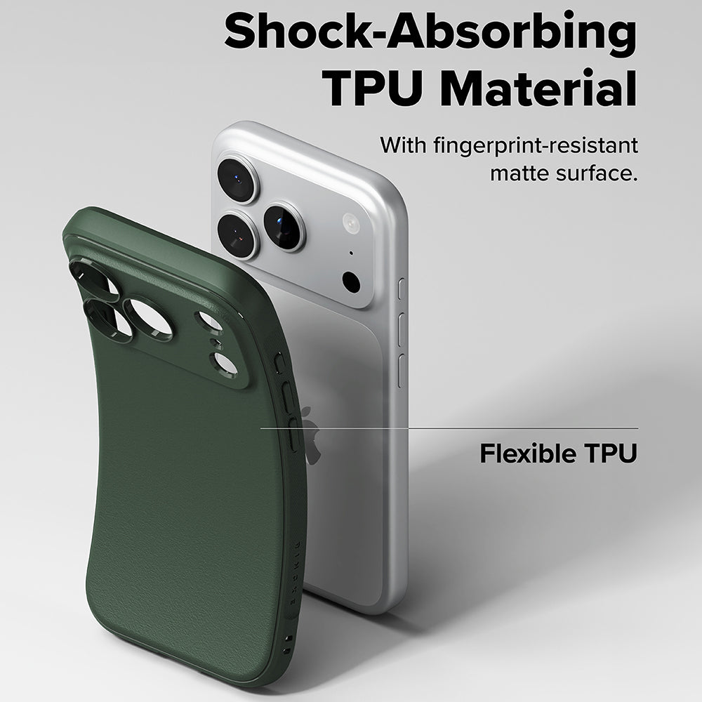 Husa de protectie Ringke Onyx compatibil cu iPhone 17 Pro Max / iPhone 18 Pro Max, Verde