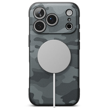 Husa de protectie Ringke Onyx compatibil cu iPhone 17 Pro / iPhone 18 Pro, Negru Camuflaj