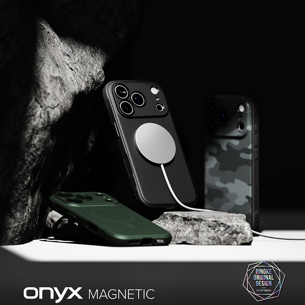 Husa de protectie Ringke Onyx compatibil cu iPhone 17 Pro / iPhone 18 Pro, Negru Camuflaj