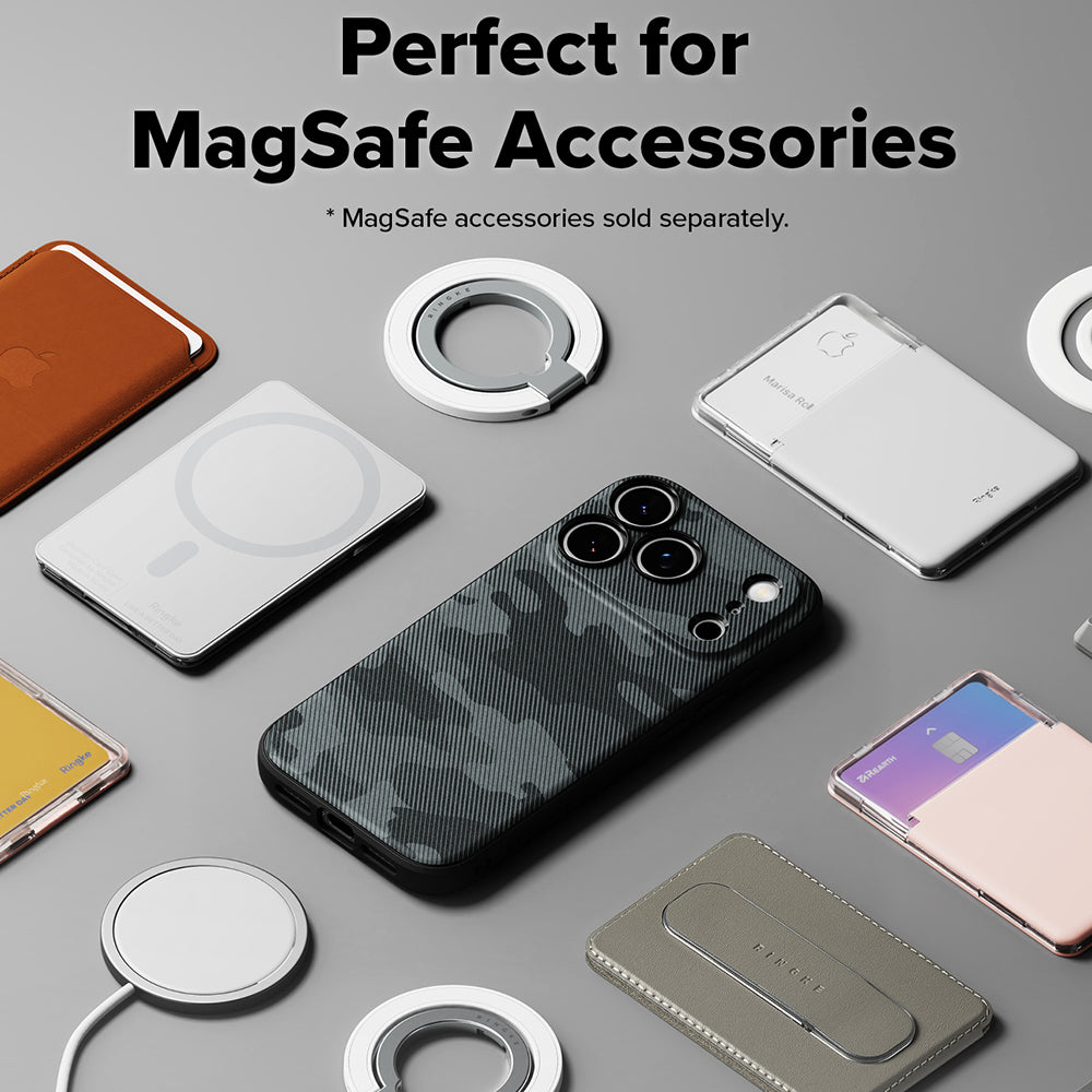 Husa de protectie Ringke Onyx compatibil cu iPhone 17 Pro Max / iPhone 18 Pro Max, Negru Camuflaj