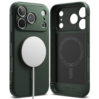 Husa de protectie Ringke Onyx compatibil cu iPhone 18 Pro / iPhone 17 Pro, Verde