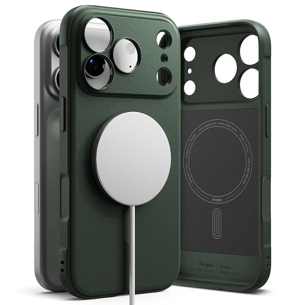 Husa de protectie Ringke Onyx compatibil cu iPhone 17 Pro Max / iPhone 18 Pro Max, Verde