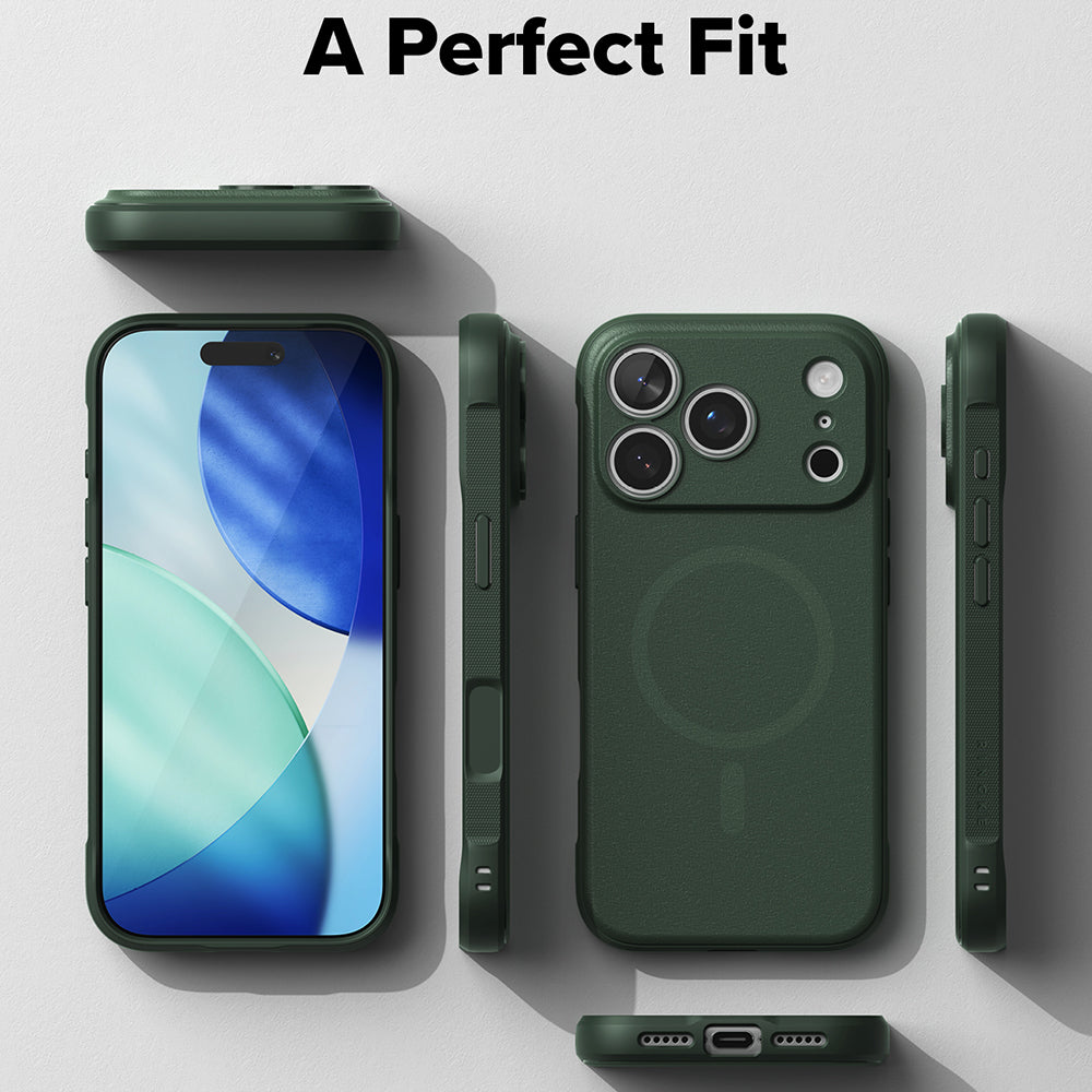 Husa de protectie Ringke Onyx compatibil cu iPhone 17 Pro Max / iPhone 18 Pro Max, Verde