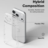 Husa de protectie Ringke Fusion compatibil cu iPhone 17 Pro / iPhone 18 Pro, Transparent
