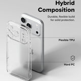 Husa de protectie Ringke Fusion compatibil cu iPhone 17 Pro / iPhone 18 Pro, Transparent
