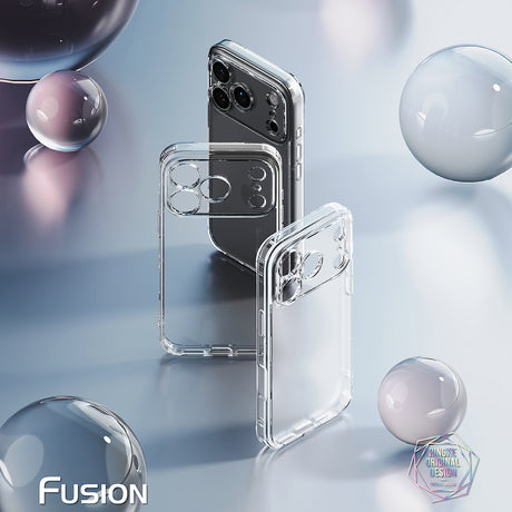 Husa de protectie Ringke Fusion compatibil cu iPhone 17 Pro Max / iPhone 18 Pro Max, Transparent