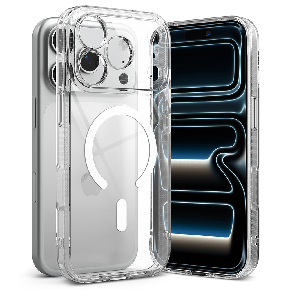 Husa de protectie Ringke Fusion compatibil cu iPhone 17 Pro / iPhone 18 Pro, Transparent
