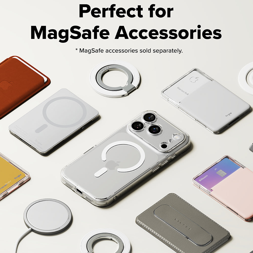 Husa de protectie Ringke Fusion compatibil cu iPhone 17 Pro / iPhone 18 Pro, Transparent