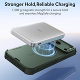 Husa de protectie ESR Cyber Halolock compatibil cu iPhone 18 Pro Max / iPhone 17 Pro Max, Verde
