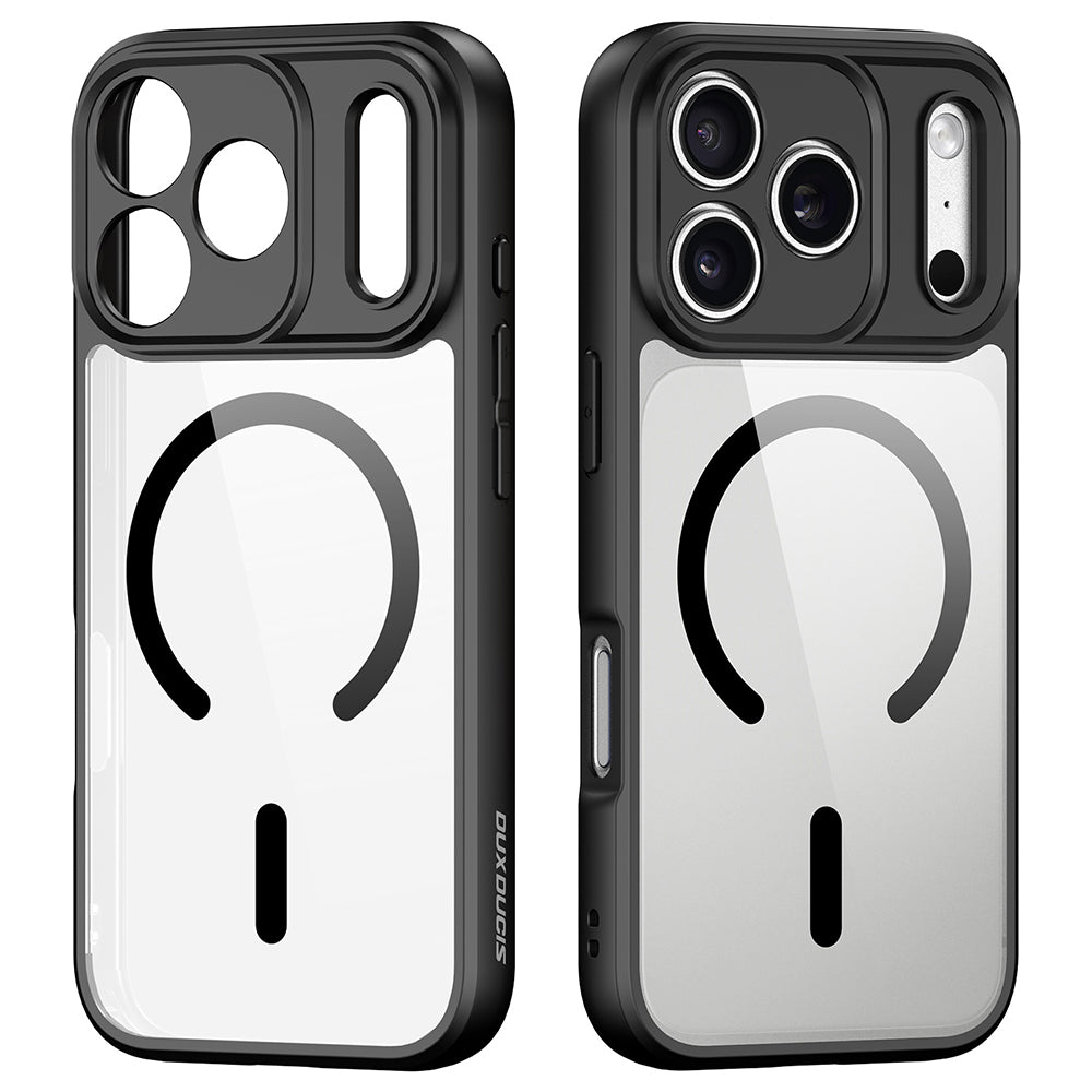 Husa de protectie Dux Ducis Aimo MagSafe compatibil cu iPhone 17 Pro Max / iPhone 18 Pro Max, Negru