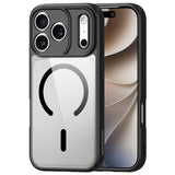 Husa de protectie Dux Ducis Aimo MagSafe compatibil cu iPhone 17 Pro Max / iPhone 18 Pro Max, Negru