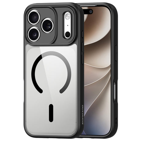 Husa de protectie Dux Ducis Aimo MagSafe compatibil cu iPhone 17 Pro Max / iPhone 18 Pro Max, Negru