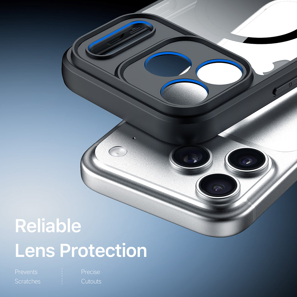 Husa de protectie Dux Ducis Aimo MagSafe compatibil cu iPhone 17 Pro / iPhone 18 Pro, Negru