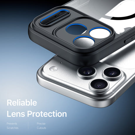 Husa de protectie Dux Ducis Aimo MagSafe compatibil cu iPhone 17 Pro / iPhone 18 Pro, Negru