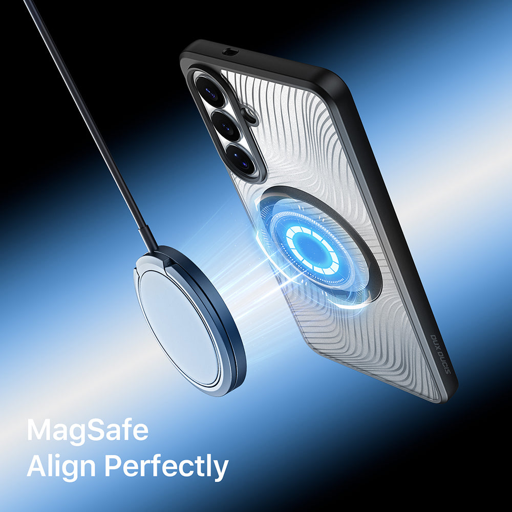 Husa de protectie Dux Ducis Aimo MagSafe compatibil cu Samsung Galaxy S26 Plus, Negru